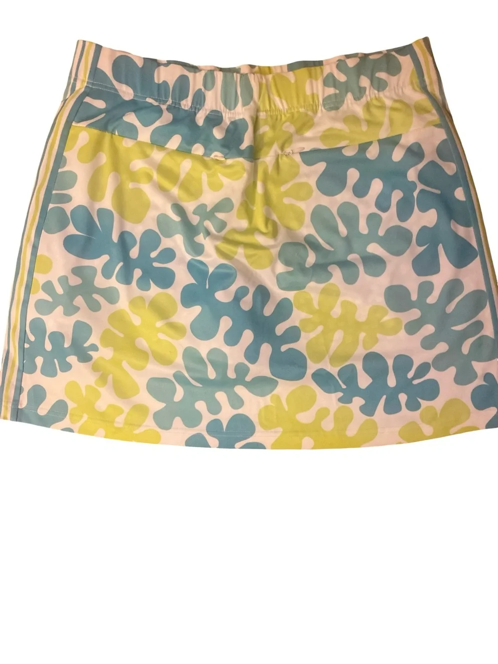Gretchen Scott Designs  Skort  in Teal & Lime Print-XL